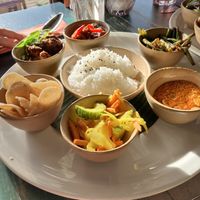 Great indonesian dish  at Aloha Beach in Velsen Noord