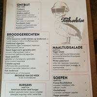Menu at Timboektoe in Velsen Noord