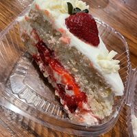 Strawberry cake  at Costa Pizza in New Haven