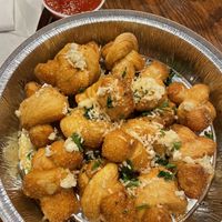 Garlic knots  at Costa Pizza in New Haven