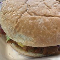 Jackfruit burger  at Ila Cafe in South East London