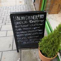 Outside at Ila Cafe in South East London