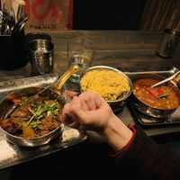 Baingan Mirch, Fist of Destiny, Channa Masala  at Bombay Street in Gothenburg