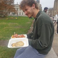 Whole squad laughing at Pinchito LTD in Cambridge