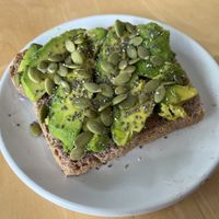 avocado toast  at Local Flow in Mc Minnville