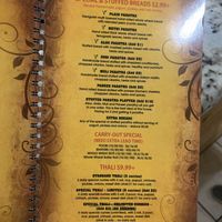 Menu 7 at Mirch Masala in Houston