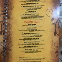 Menu 8 at Mirch Masala in Houston