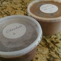 Chocolate and strawberry hummus at The Hippy Kitchen in Bouctouche