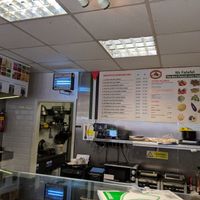 interior at Mr Falafel in West London