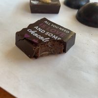 So creamy inside  at ChocolaTas in Vancouver