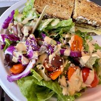 tempeh reuben   at Sugar Apple Natural Foods in Key West