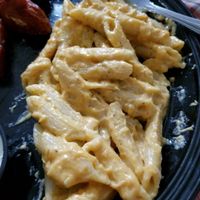 amazing vegan mac! at Merge in Buffalo