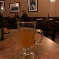 Hot Cider. With Apple moonshine and bourbon  at Merge in Buffalo