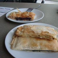 strudels (black forest, broccoli and spinach) at Stephanie's Bakery in San Diego