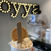 Vegan Biscoff, Vegan Yoghurt Mango (4,90€)  at Oyya in Ghent