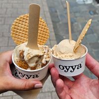Vegan biscoff and hazelnut at Oyya in Ghent