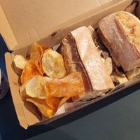 Vegan Philly cheese stake at MEL - St Ali - T2 in Melbourne Airport