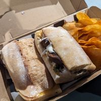 Yum! Vegan Philly Baguette at MEL - St Ali - T2 in Melbourne Airport