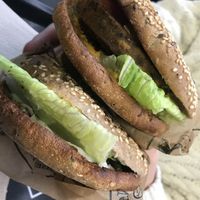 Burger bread is phenomenal! at Copper Branch - Nieuwstraat in Brussels