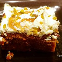 Carrot cake at Copper Branch - Nieuwstraat in Brussels