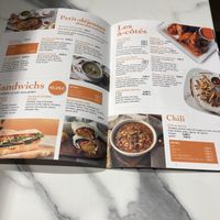 Menu at Copper Branch - Nieuwstraat in Brussels