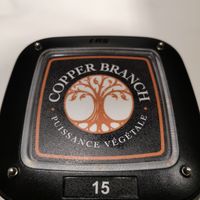 Buzzer for when your food is ready at Copper Branch - Nieuwstraat in Brussels