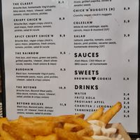 Menü und Pommes 🍟 at VEG'D - Vegan Burgers - F-Hain in Berlin