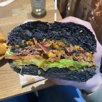 Beyond Deluxe burger  at VEG'D - Vegan Burgers - F-Hain in Berlin