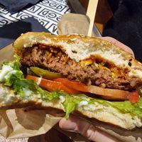 BBQ burger at VEG'D - Vegan Burgers - F-Hain in Berlin