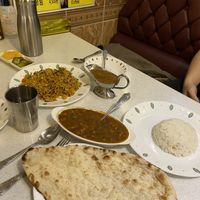 curry, naan at Persian Palace in Seoul
