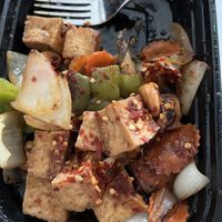 Cashew nut w/ tofu (takeout portion was a bit small)  at Thai House in Logan