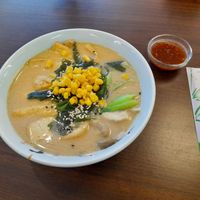 Vegan ramen at Veganland in Prague