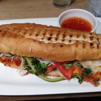 BBQ Sandwich at Veganland in Prague