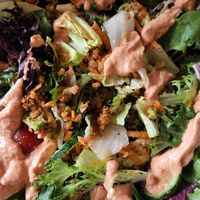 Raw Taco Salad at Loving Hut in Cincinnati