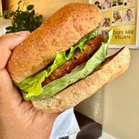 Sunny Burger   at Loving Hut in Cincinnati