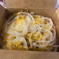 Cincinnati chili   at Loving Hut in Cincinnati