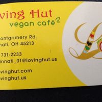 Information  at Loving Hut in Cincinnati