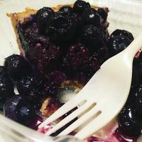 Sugar Free Raw Blueberry Pie at Loving Hut in Cincinnati