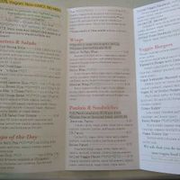 menu September 2018 at Loving Hut in Cincinnati