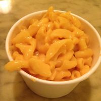 cup of Mac n Cheez at Loving Hut in Cincinnati