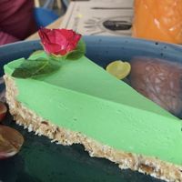 Avocado-lime cheesecake at Black Rabbit in Chisinau