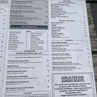 Sides menu  at Pooley Bridge Inn in Penrith