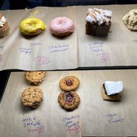 Vegan and vegan gluten-free pastries  at Muddy Paw in Los Angeles