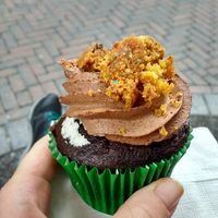 Americancookie cupcake vegan at I Love Cupcakes in Utrecht