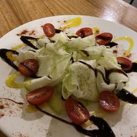 Vegan carpaccio  at Las Tapas de Miguel in Fuerteventura