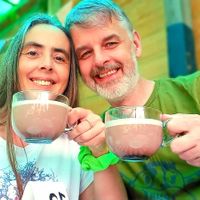 vegan hot chocolate at The Old Orchard Nursery in Burwash