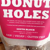 Delish protein packed donut holes  at South Block in Alexandria
