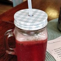 cherry soda at Bistro Les in Decin