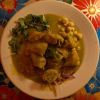 Burmese Samosa Soup at Top Burmese in Portland