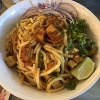 Tofu noodle salad. at Top Burmese in Portland